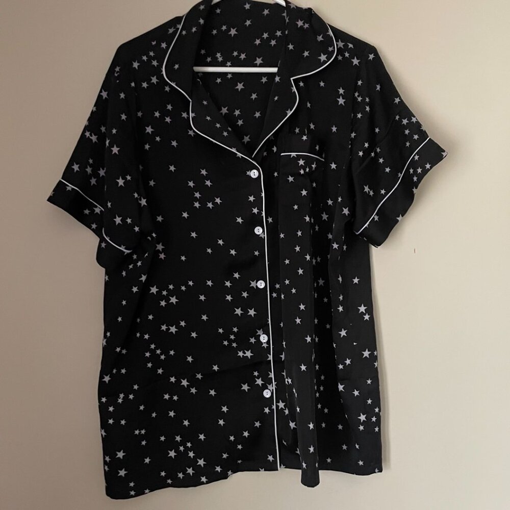 Star Print Pajama Set - Picture 3 of 14